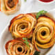 Baked potato roses