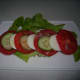 Vegetables and Eggs Croissant Sandwich
