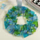 9. The actual gluing of the beads can be the most "cross-eyed" part of the project....those little tiny beads love to go flying in all directions so I have discovered that the easiest way for me to adhere them to the wreath (in the place where I want