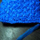 WIP 1: Fold the rectangle and sew the sides with sc's.
