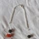 Finished Monofilament Floating Necklace.