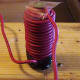 The electromagnet, the most important part of the Morse telegraph.