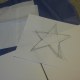 Drawing the star.