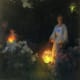 "The Lanterns", circa 1910, by Charles Courtney Curran. You can see the range of dark and light he can work with when you compare this piece with other light and bright ones.