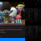 A blue progress bar will display while the content is being downloaded.