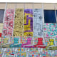 Ballerinas and Roses Mural on building at 2112 Leeland Street in Houston