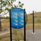 One of the exercise stations in the park
