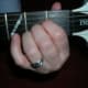 This is the A chord as a photo shot - it might be helpful to understand the basics. The chord diagrams look upside down compared to the guitar because that is how TAB is written, but the photo is the right way. Guitar players soon get used to it so d