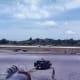 Scimitars taking off, Javelin being towed