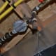 My gas line was not grounded: Yellow gas line and no copper wire grounding either side of the aluminum regulator