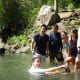 Left to right: Troy, Me, Marnie, Pam and Meg. The one submerged in the water is JP.