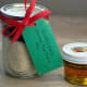 Gluten free chocolate chip cookie mix gift in a jar