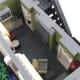 LEGO Creator Parisian Restaurant Modular Building | The second floor.