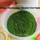 Homemade Moringa tea powder.