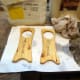 Both the white spirit and teak oil applied with a cloth, and left to touch dry for about ½ hour at each stage.