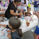 Fine Arts display outdoors at Creekfest