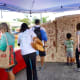 Pearl Fincher Museum of Fine Arts display outdoors at Creekfest