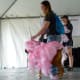 Cotton candy was the idea of this dog costume at Creekfest