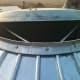 You must be careful to think ahead when installing the collar, as it will influence latch placement and lid function.
