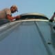 The slide is installed, the lid re-attached, and tried for proper functioning.
