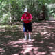 Using a cell phone on the Wireless Wilderness Tour