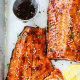 Soy-glazed salmon