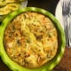 Crustless salmon quiche