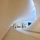 There is a clear sightline through the three parts of the bulling—Close Gallery, Twist Gallery and Panorama Gallery—from the south to the north entrance.