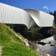 If you want to see the entire sculpture park at Kistefos, you have to go through the entire art exhibition in The Twist Gallery, as the building forms a bridge and connects the two riverbanks.