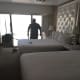 Our room was upgraded to a strip view and 2 queen beds.