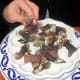 Goose barnacles are eaten in Japan, Spain, Portugal, & Chile.