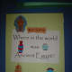 Ancient Egypt map mini booklet