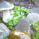 Statues and rocks
