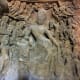 some sculptures in the cave
