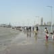 The walkway to the Haji ali Durgah