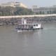 view of a boat that runs from Apollo Bunder to Elephanta Caves