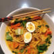 In Malaysia curry noodles known as mie kari.