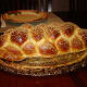 challah bread six braid