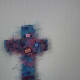 Fiber Cross: this one is on a cardboard cross.