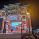 Big karaoke stage at Jonker Street