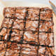 Slice the brownies and enjoy with a glass of milk!