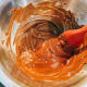 Mix until the chocolate is smooth and melted.