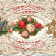 Flowers and antique lace image
