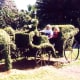 Little girls enjoying the topiary * Photo by Peggy W