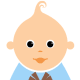 Large boy baby clip art
