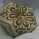Bead Embellished Embroidered Pillow