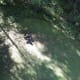Looking down from the fire tower (3/4 of the way up) along trail 4