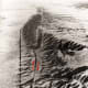 A 1960's aerial photo from the USGS showing a section of the San Andreas Fault that was moved 30 feet in the 1857 quake