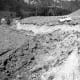 This fault scarp was created by the 1959 Hebgen Lake, Montana, earthquake
