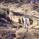 This picture shows a section of the 1992 scarp along the Emerson fault (Photo G. Peltzer)